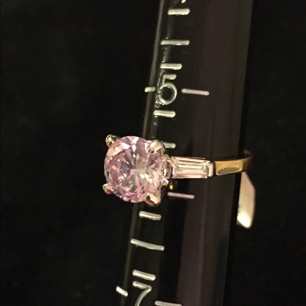 🟢 5/45 Beautiful Pink Stone Ring - Picture 4 of 5